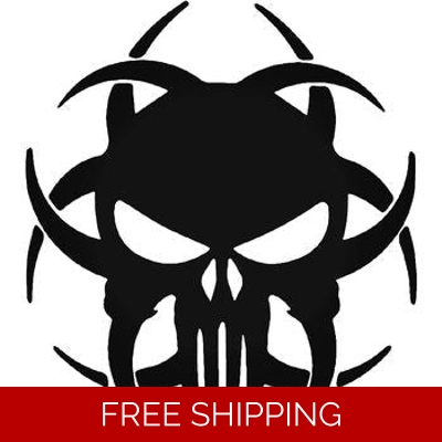 Biohazard Toxic Skull Die Cut Vinyl Decal sticker Biohazard Toxic Skull Die Cut Vinyl Decal sticker